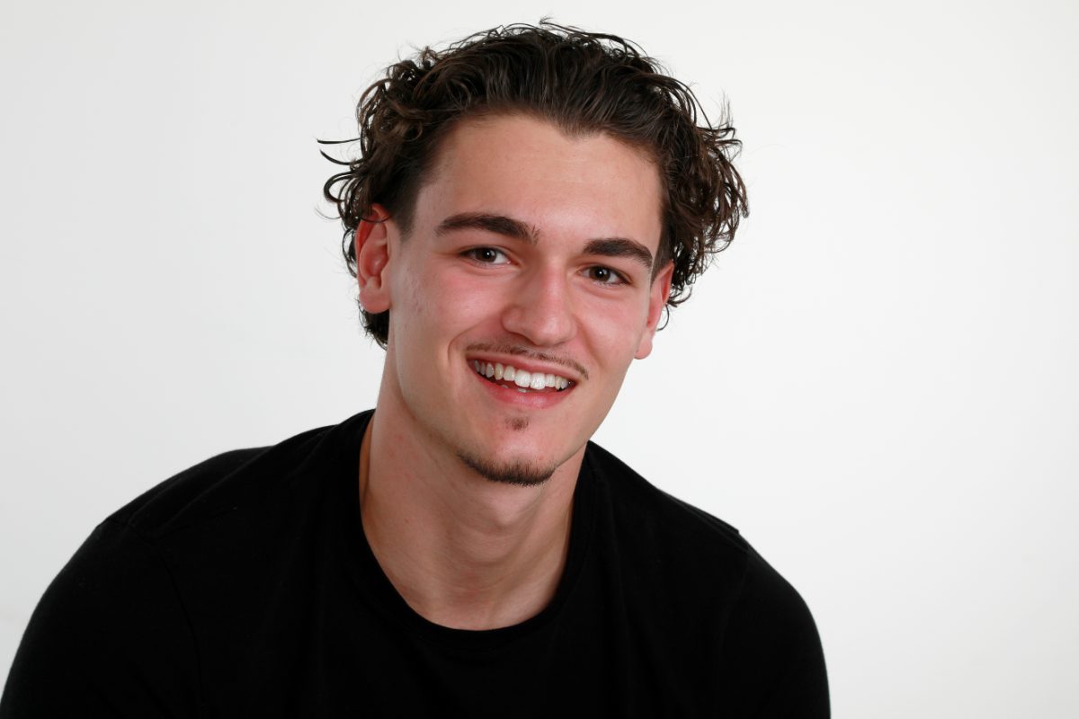 Kian bei der Arbeit